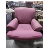 Purple Upholstered Padded Chair