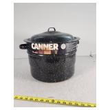 Speckled Enamel Canning Pot With Lid