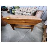 Decorative Wood Bench With Storage