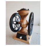 Wood and Cast Iron Coffee Grinder