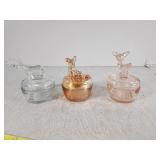 Jeanette Glass Trinket or Powder Dishes