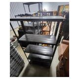 Metal Storage Shelf With Multiple Levels