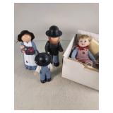 Amish Figurines and Boy Doll Set