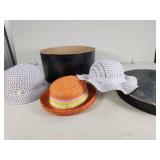 Ladies Hats with Hat Box