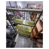 Green Metal Storage Shelving Unit