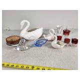 Decorative Glassware Including Figurines