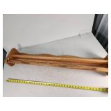 Oak Quilt Hanger with Shelf