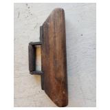 Antique Seem Press with Wooden Base