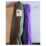 Two Bag Chairs in Portable Cases