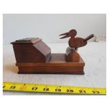 Vintage Wooden Cigarette Dispenser