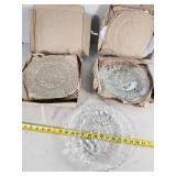 10 Decorative Glass Salad Plates
