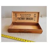 Wooden Cigar Box for Kavenï¿½s Factory Smokers