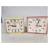 Vintage General Electric and Westclox Clocks