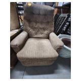 Upholstered Recliner with Lever