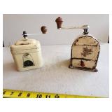 Metal Coffee Grinders with Wooden Handles