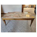 Genuine Pink Marble Coffee Table