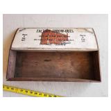 Wooden Cigar Box with Graphic Label