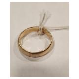 14K Yellow Gold Band Ring