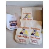 Vintage Flour and Pastry Bags Collection