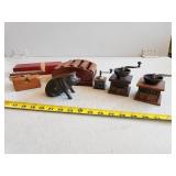 Collection With Cast Iron Piggy Bank