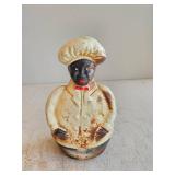 Black Americana Cast Iron Chef Bank