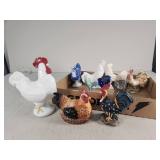Decorative Chicken Figurines