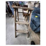 Two-Step Wooden Stepladder