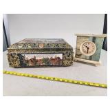German Schmidt Tin and Decorative Clock