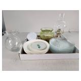 Plates, Glassware, and Collectibles
