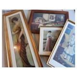 Vintage Pictures in Decorative Frames