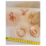 Pink Glass Tableware