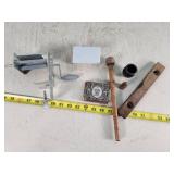 Vintage Pea Sheller and Miscellaneous Items