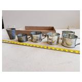Tin Cups with Handles
