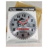 Skilsaw Saw Blade Shop Clock