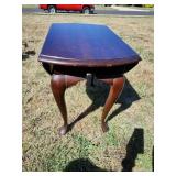 Mahogany Drop Leaf Accent Table