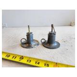 Antique Metal Oil Lamps