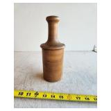 Antique Wooden Pestle with Turned Handle
