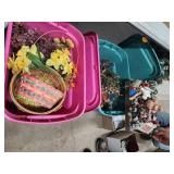 Easter and Christmas Decorations Lot