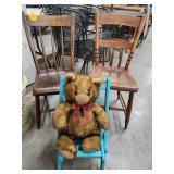 Chairs with Childï¿½s Chair and Bear