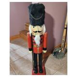 Large 36-Inch Nutcracker Decoration with Black Hat