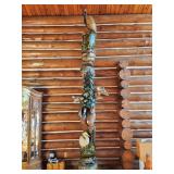13 Foot Tall Hand-Carved Wooden Totem Pole
