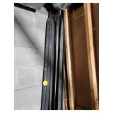 Metal Scaffolding Braces in Black Finish