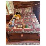 4-Piece Solid Wood Bedroom Set with Dresser