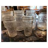 Vintage Jumbo Peanut Butter Glass Jars Collection
