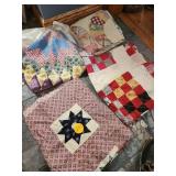 Quilt Tops in Various Patterns