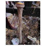 Wooden Baseball Bat in Distressed Condition