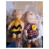 Charlie Brown and Linus Stuffed dolls