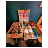 Vintage Shiny Brite Glass Christmas Tree Ornaments