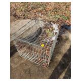 Heavy-Duty Wire Animal Trap Cage with Rusting