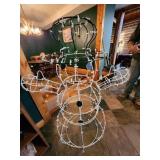 Wire Snowman Decoration Frame Without Lights
